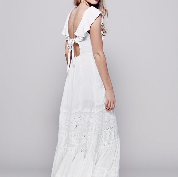 🔥HP🔥NWT SPELL FOLKTOWN BOHO MAXI DRESS M - Picture 6 of 16